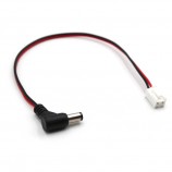 6" 15cm 24awg right angle 5.52.1mm DC to JST3.96mm 2PIn cable wires